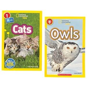 ✅ 5 for $25 - Two National Geographic Nature Books, Reading Level 1